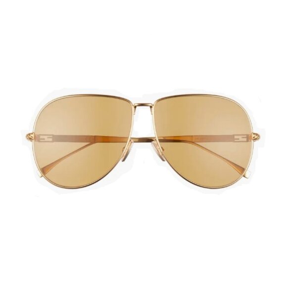 Fendi Gold Aviator Sunglasses